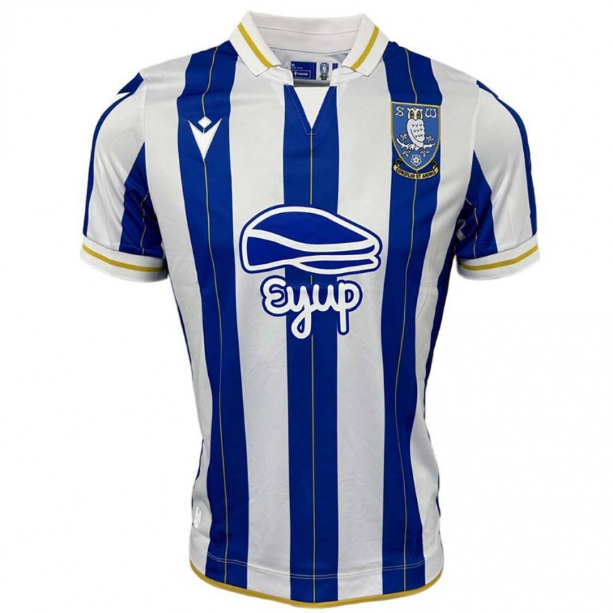 Niño Fútbol Camiseta Luke Cook #0 Azul Blanco 1ª Equipación 2023/24