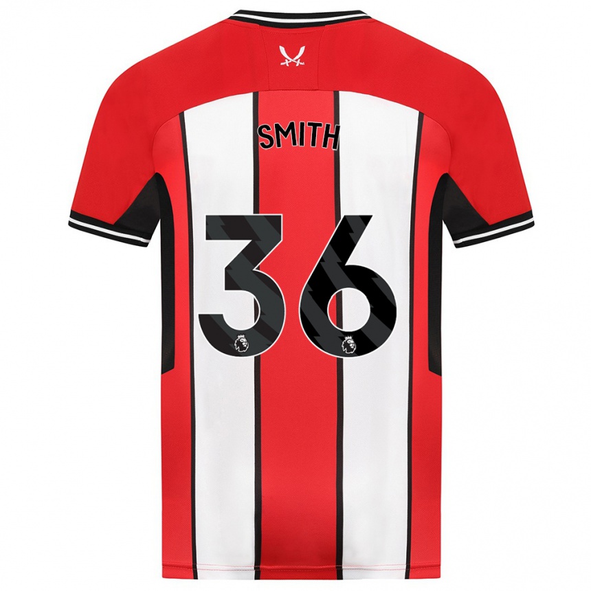 Niño Fútbol Camiseta Joshua Smith #36 Rojo 1ª Equipación 2023/24