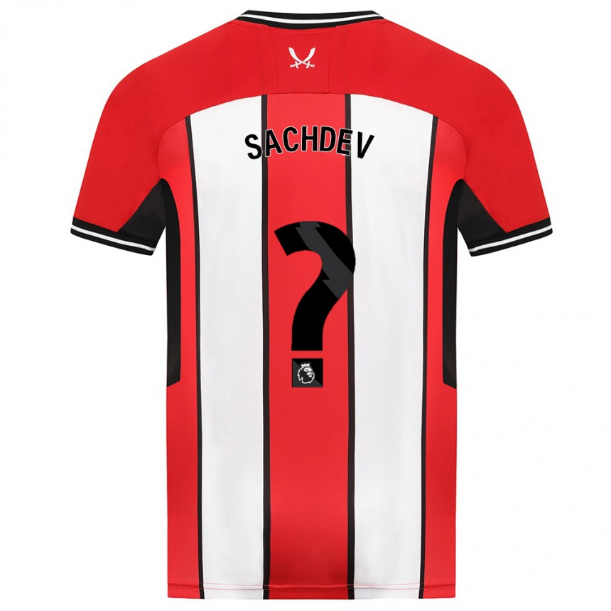 Niño Fútbol Camiseta Sai Sachdev #0 Rojo 1ª Equipación 2023/24