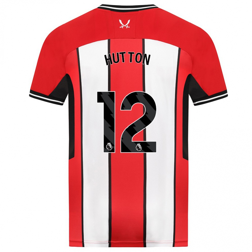 Niño Fútbol Camiseta Jodie Hutton #12 Rojo 1ª Equipación 2023/24