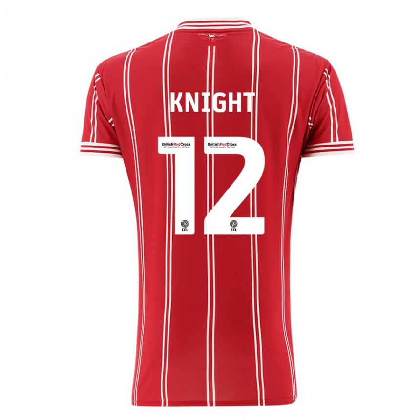 Niño Fútbol Camiseta Jason Knight #12 Rojo 1ª Equipación 2023/24