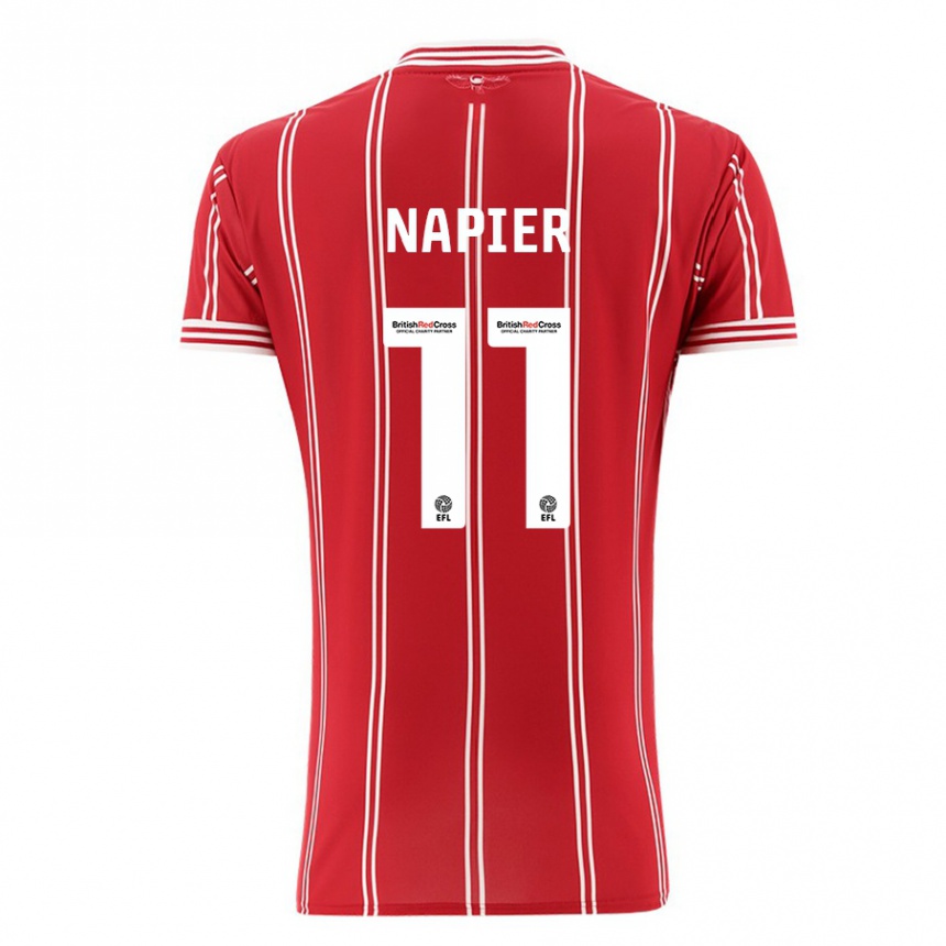 Niño Fútbol Camiseta Jamie-Lee Napier #11 Rojo 1ª Equipación 2023/24