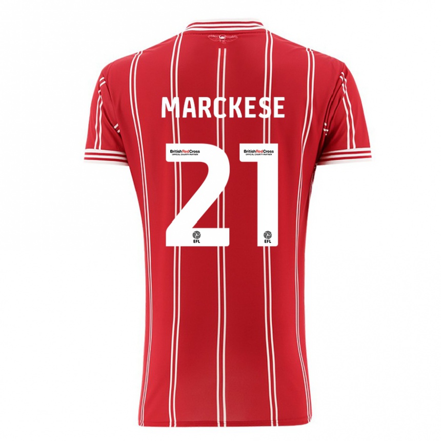 Niño Fútbol Camiseta Kaylan Marckese #21 Rojo 1ª Equipación 2023/24