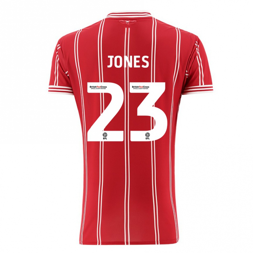 Niño Fútbol Camiseta Carrie Jones #23 Rojo 1ª Equipación 2023/24