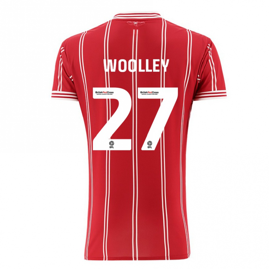 Niño Fútbol Camiseta Jesse Woolley #27 Rojo 1ª Equipación 2023/24