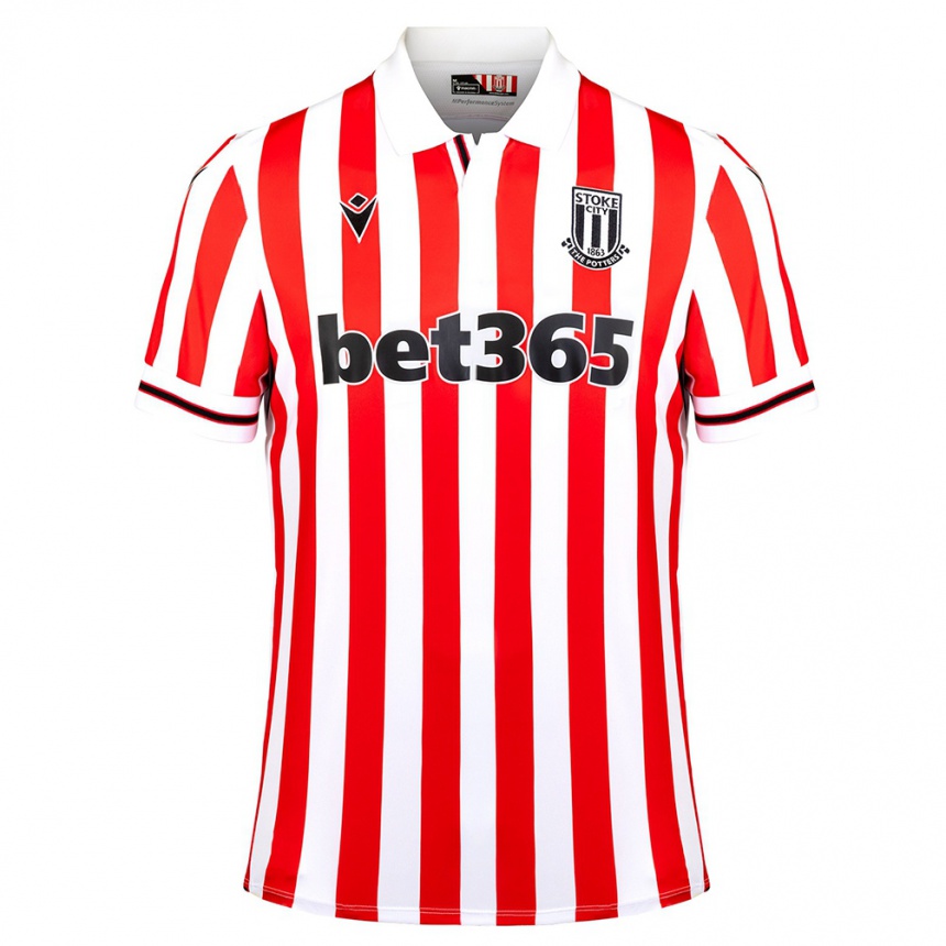 Niño Fútbol Camiseta Morgan Wooliscroft #0 Rojo Blanco 1ª Equipación 2023/24