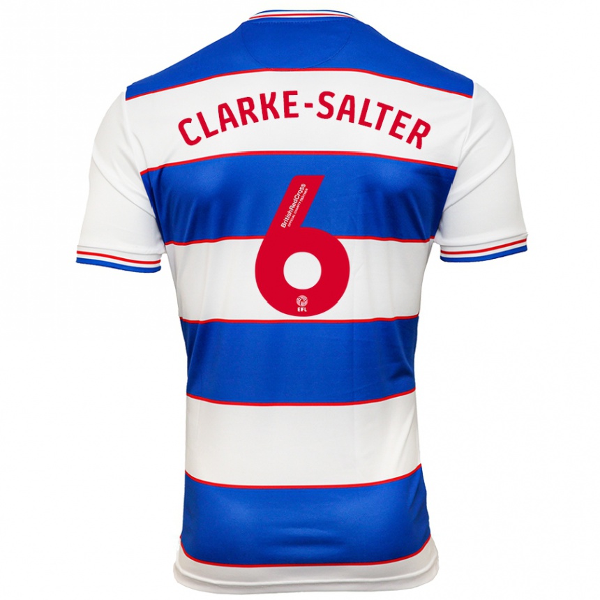 Niño Fútbol Camiseta Jake Clarke-Salter #6 Blanco Azul 1ª Equipación 2023/24