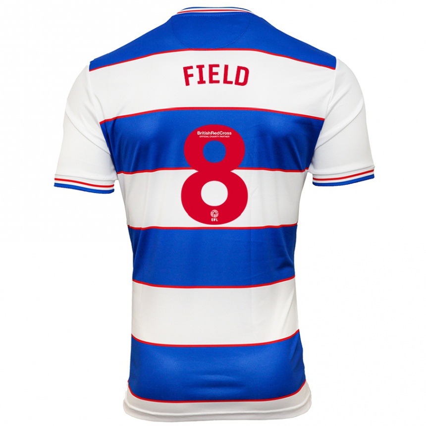 Niño Fútbol Camiseta Sam Field #8 Blanco Azul 1ª Equipación 2023/24