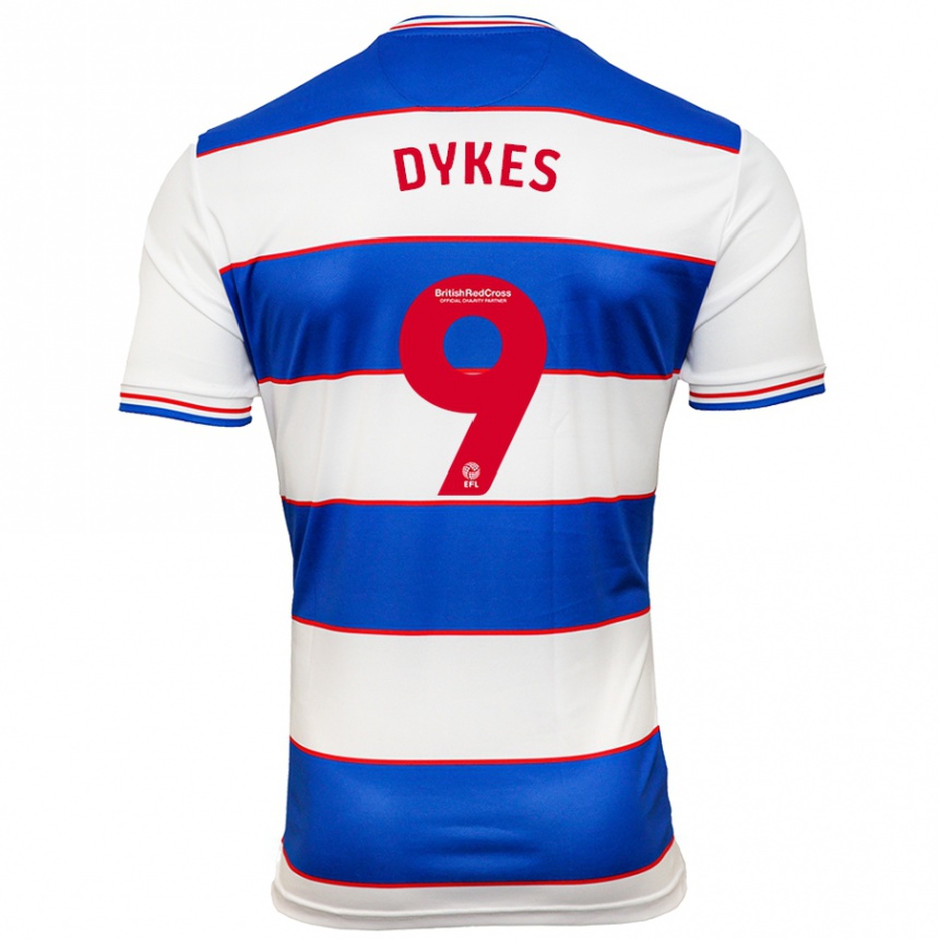 Niño Fútbol Camiseta Lyndon Dykes #9 Blanco Azul 1ª Equipación 2023/24