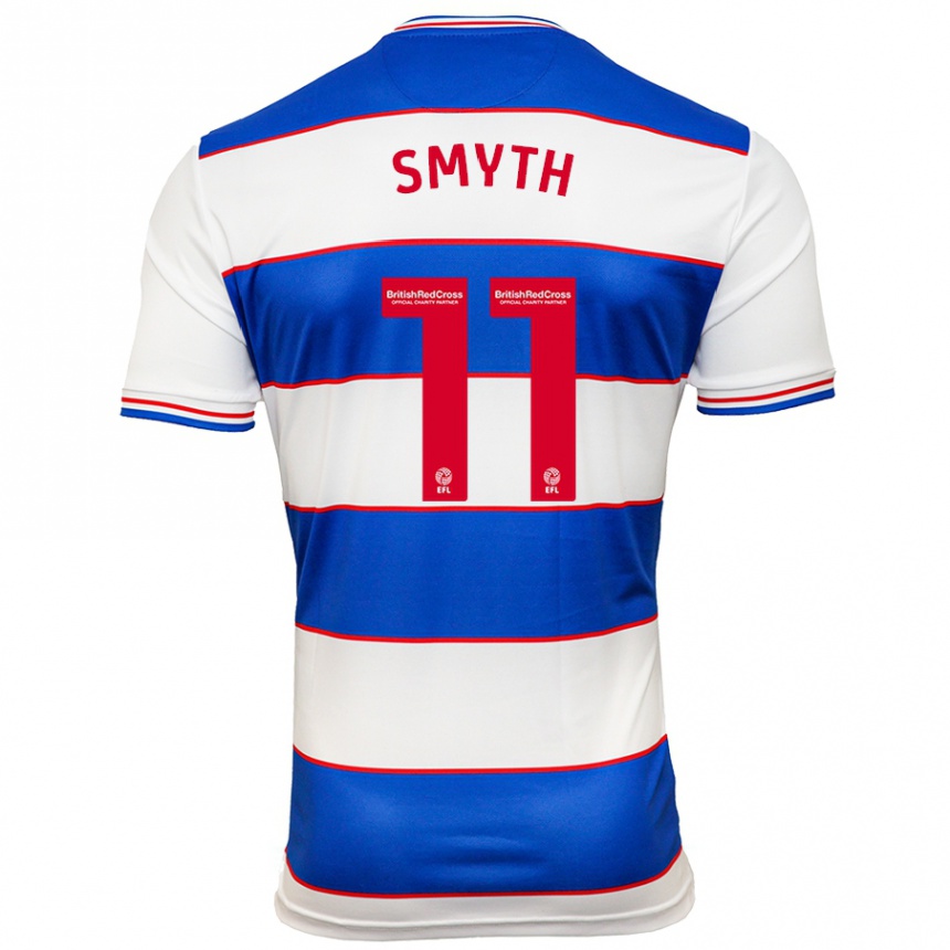 Niño Fútbol Camiseta Paul Smyth #11 Blanco Azul 1ª Equipación 2023/24