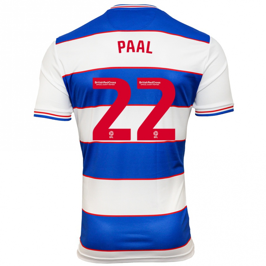 Niño Fútbol Camiseta Kenneth Paal #22 Blanco Azul 1ª Equipación 2023/24