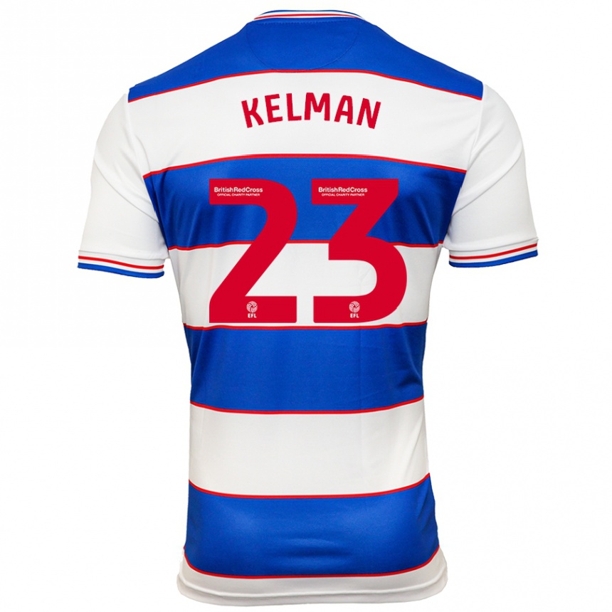 Niño Fútbol Camiseta Charlie Kelman #23 Blanco Azul 1ª Equipación 2023/24