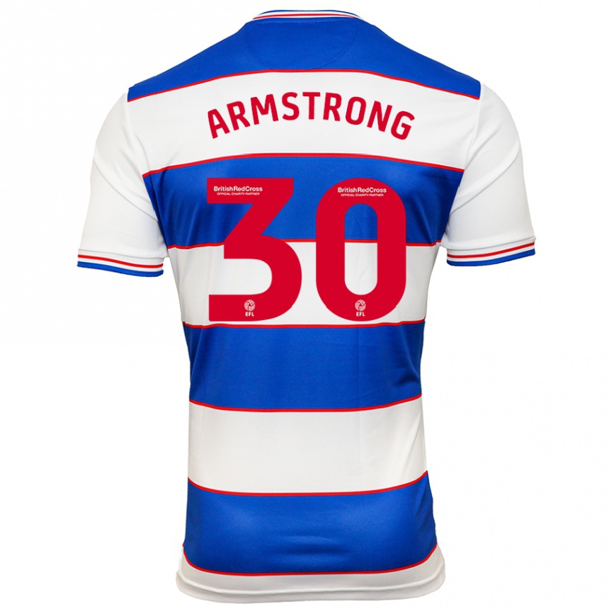 Niño Fútbol Camiseta Sinclair Armstrong #30 Blanco Azul 1ª Equipación 2023/24