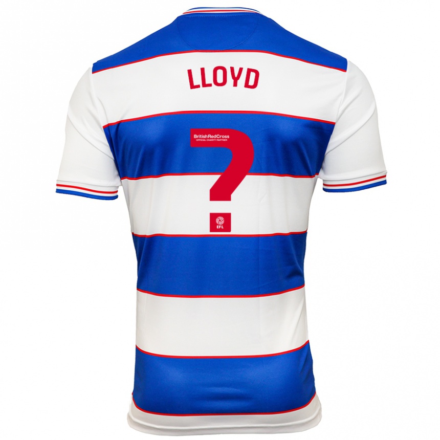 Niño Fútbol Camiseta Alfie Lloyd #0 Blanco Azul 1ª Equipación 2023/24