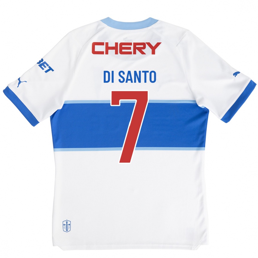 Niño Fútbol Camiseta Franco Di Santo #7 Blanco 1ª Equipación 2023/24