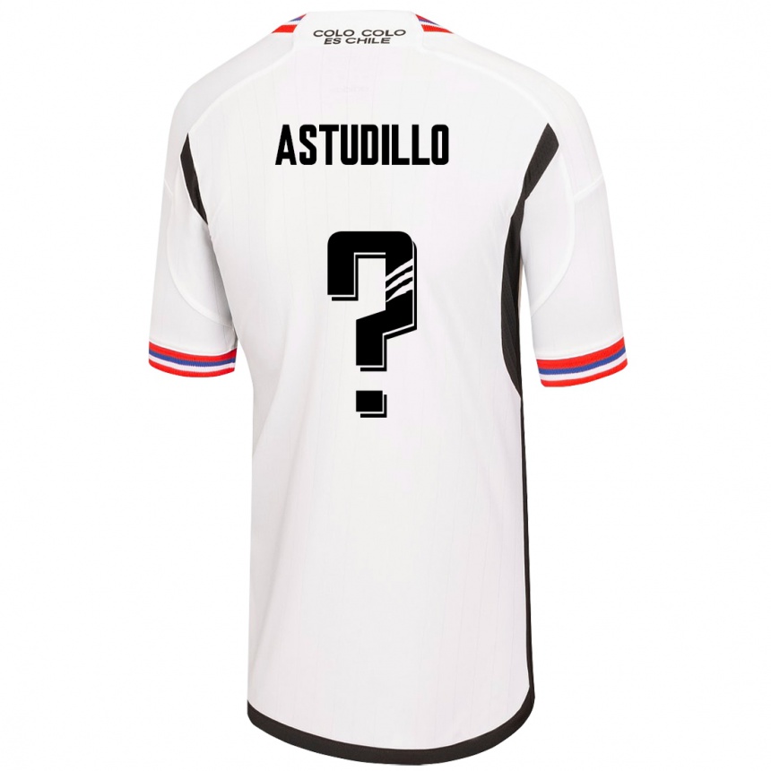 Niño Fútbol Camiseta Jerall Astudillo #0 Blanco 1ª Equipación 2023/24