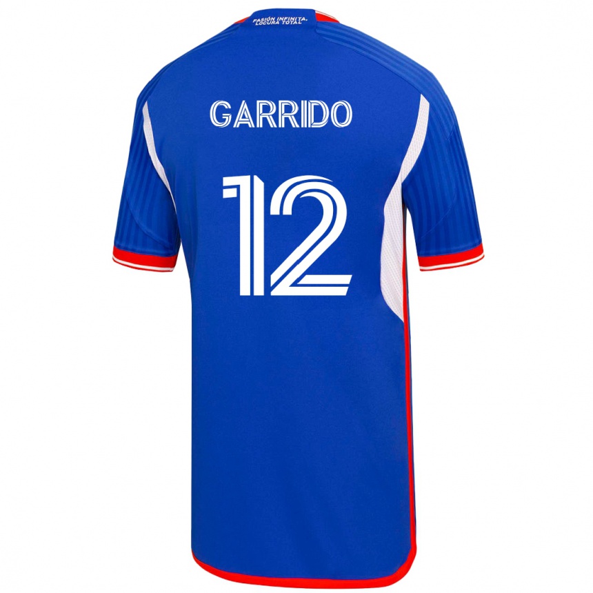 Niño Fútbol Camiseta Pedro Garrido #12 Azul 1ª Equipación 2023/24