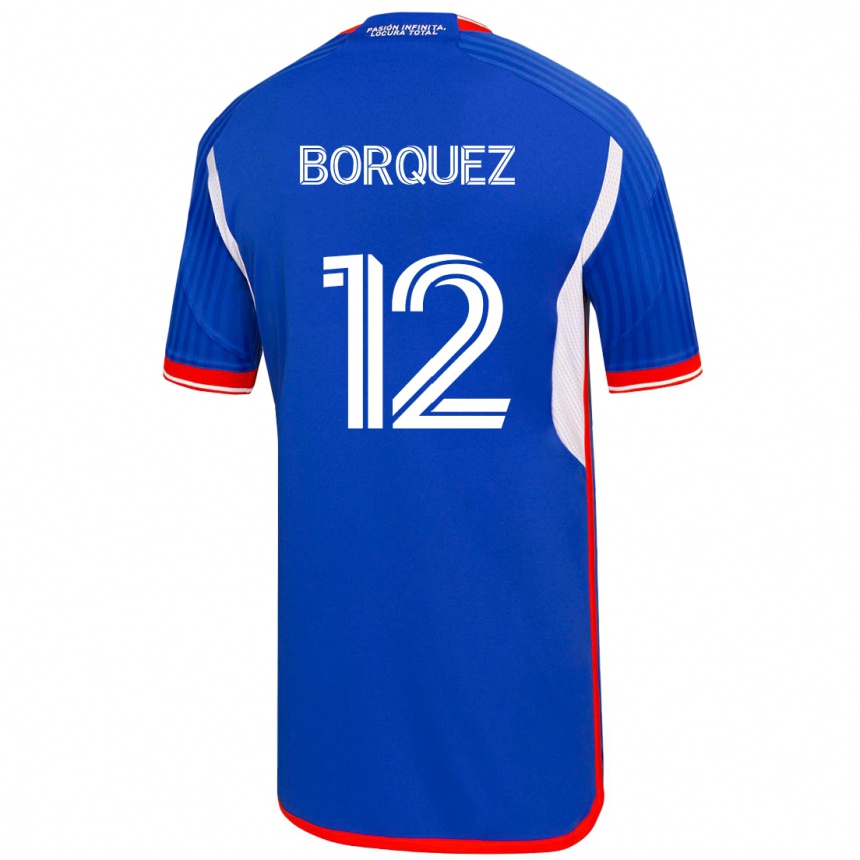 Niño Fútbol Camiseta Gabriela Bórquez #12 Azul 1ª Equipación 2023/24