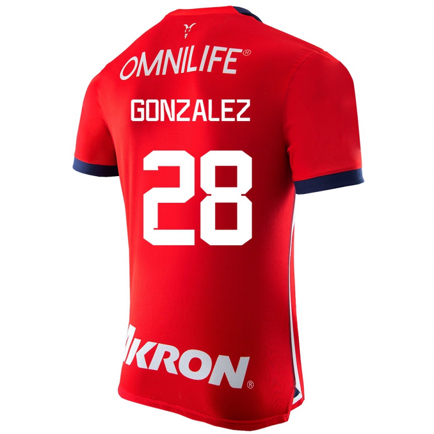 Niño Fútbol Camiseta Fernando González #28 Rojo 1ª Equipación 2023/24