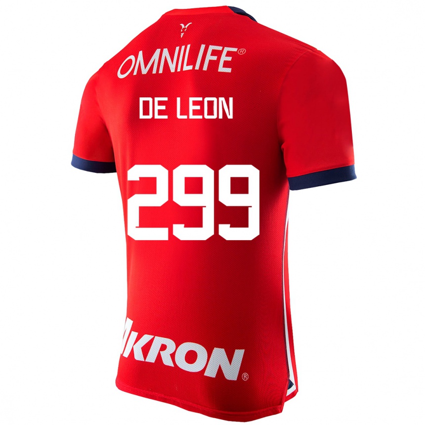 Niño Fútbol Camiseta Jared De León #299 Rojo 1ª Equipación 2023/24
