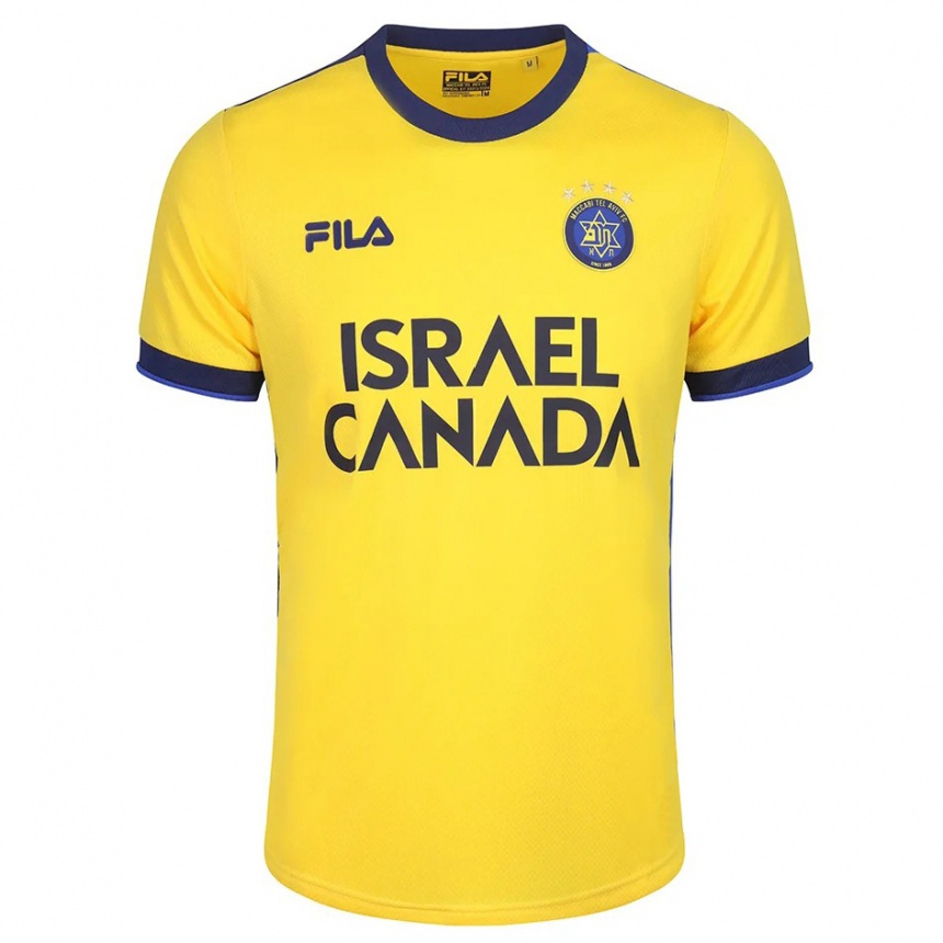 Niño Fútbol Camiseta Amit Kredi #0 Amarillo 1ª Equipación 2023/24