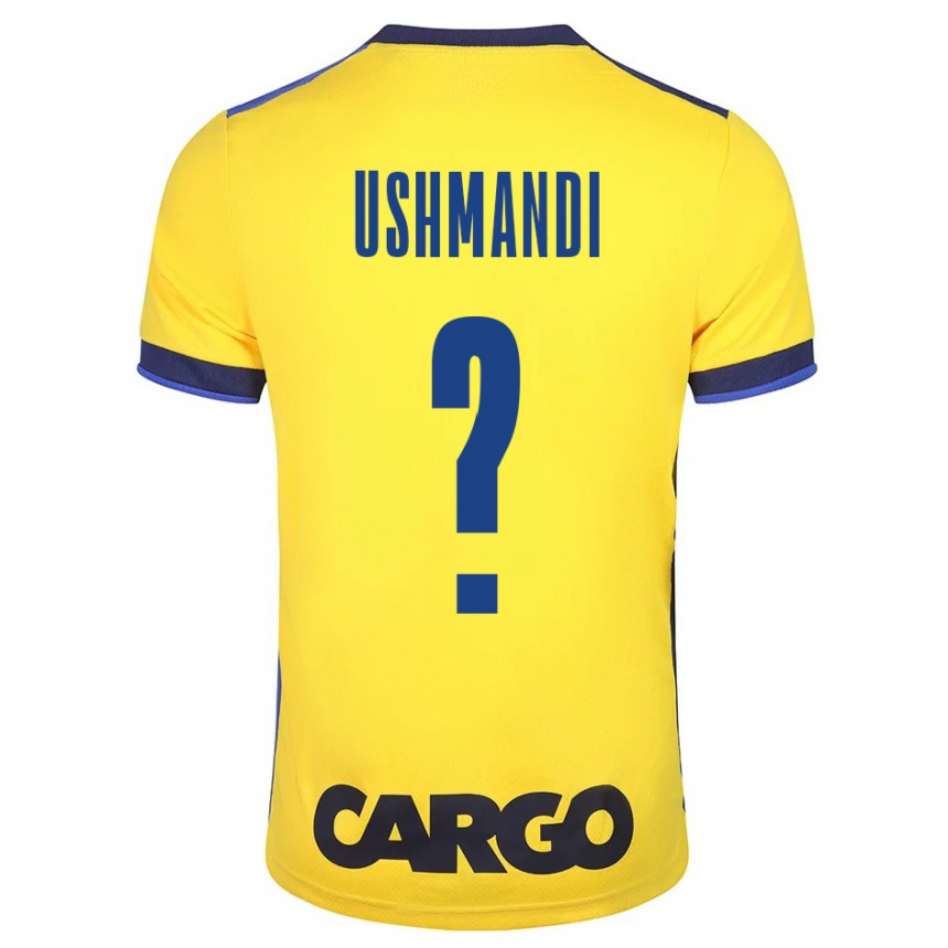 Niño Fútbol Camiseta Anar Ushmandi #0 Amarillo 1ª Equipación 2023/24