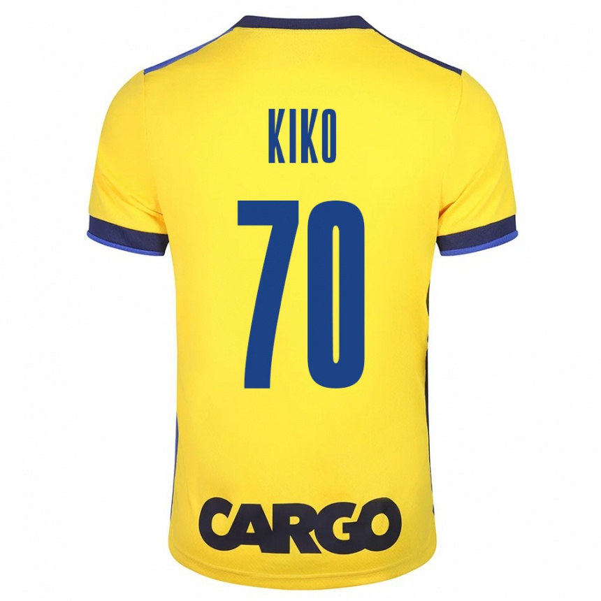 Niño Fútbol Camiseta Kiko Bondoso #70 Amarillo 1ª Equipación 2023/24