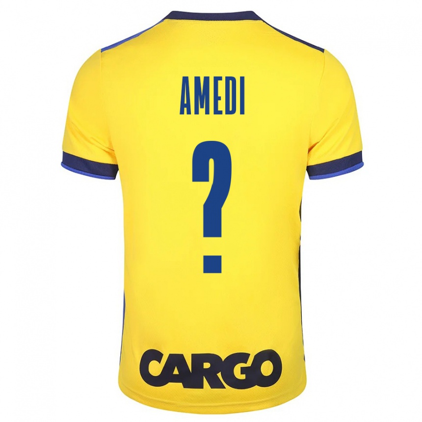 Niño Fútbol Camiseta Roei Amedi #0 Amarillo 1ª Equipación 2023/24