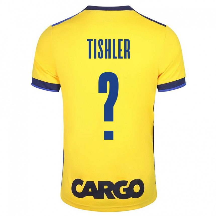 Niño Fútbol Camiseta Daniel Tishler #0 Amarillo 1ª Equipación 2023/24