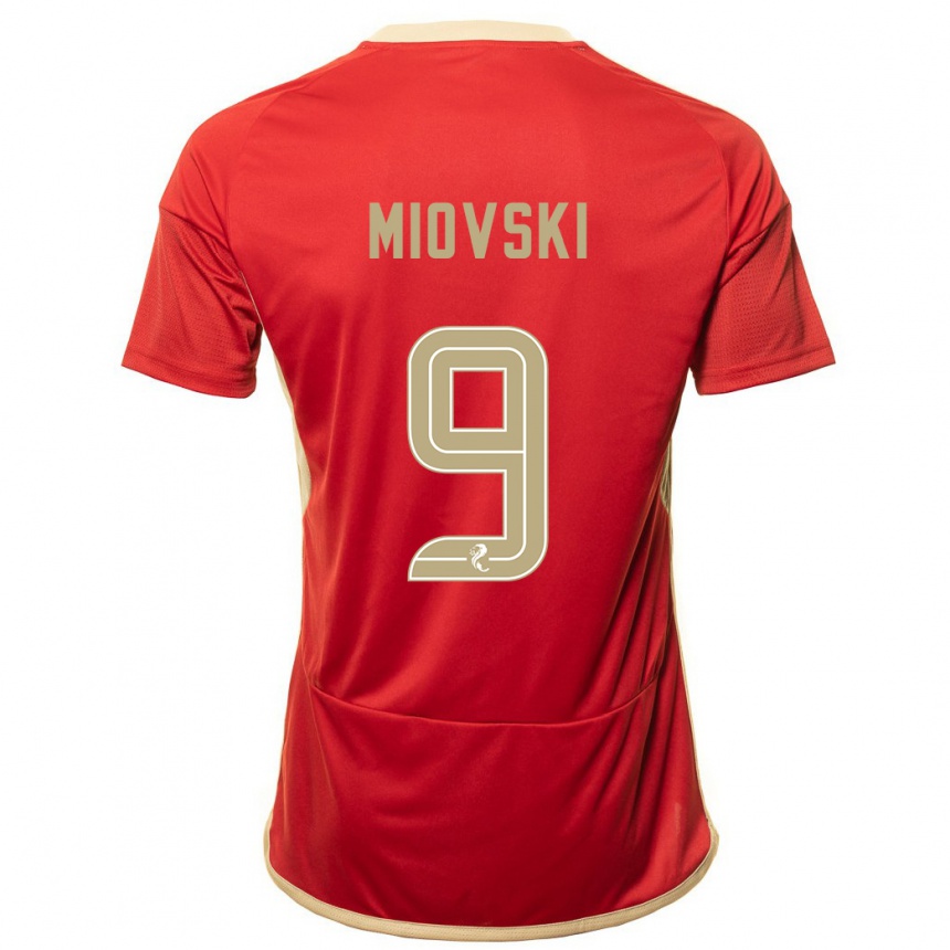 Niño Fútbol Camiseta Bojan Miovski #9 Rojo 1ª Equipación 2023/24