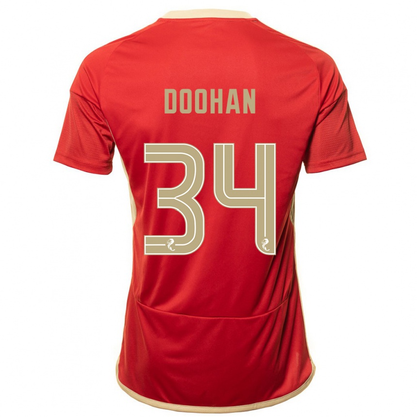 Niño Fútbol Camiseta Ross Doohan #34 Rojo 1ª Equipación 2023/24