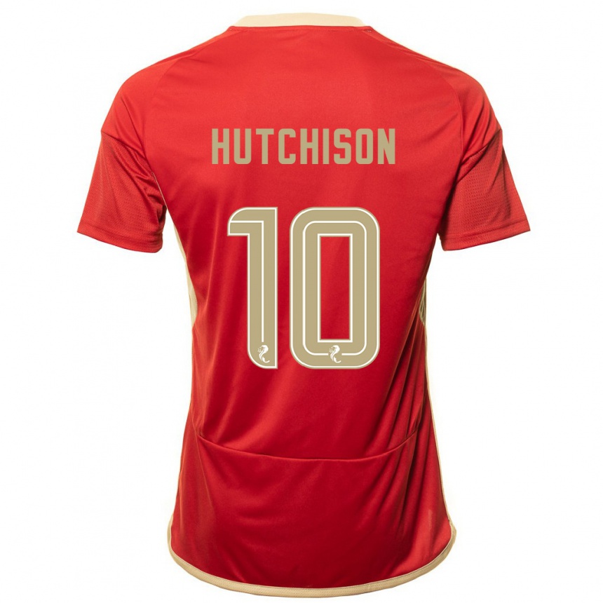 Niño Fútbol Camiseta Bayley Hutchison #10 Rojo 1ª Equipación 2023/24