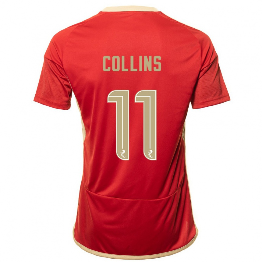 Niño Fútbol Camiseta Bailley Collins #11 Rojo 1ª Equipación 2023/24