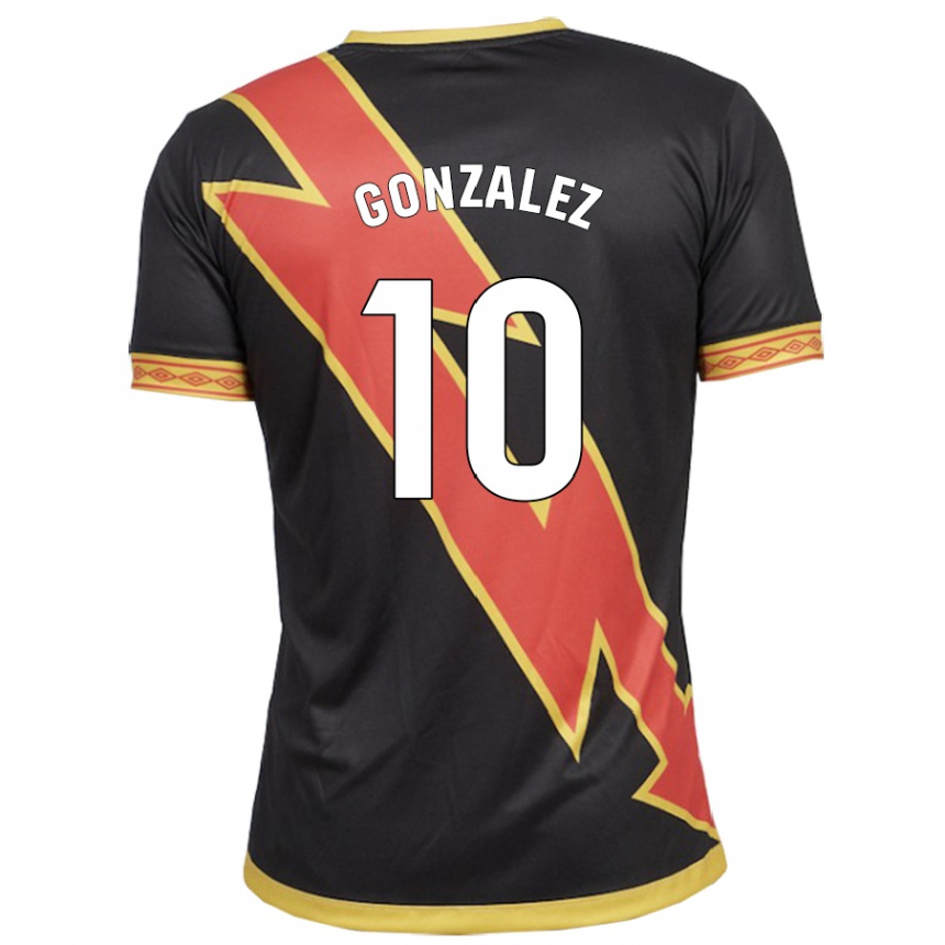 Niño Fútbol Camiseta Alba Gonzalez Perez #10 Negro 2ª Equipación 2023/24