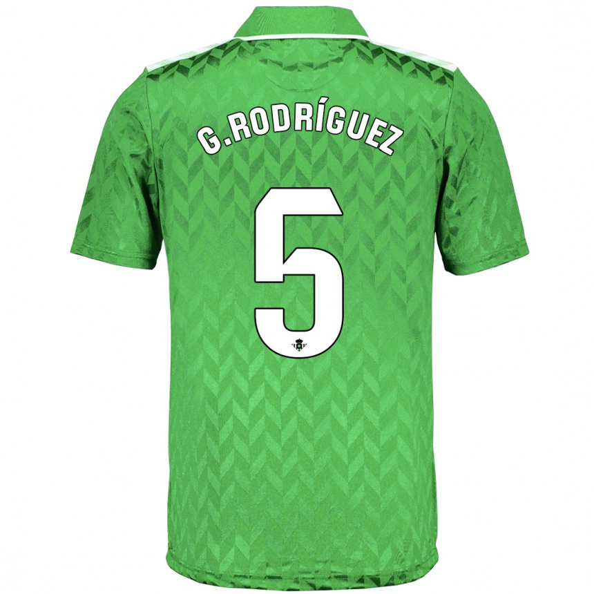 Niño Fútbol Camiseta Guido Rodríguez #5 Verde 2ª Equipación 2023/24