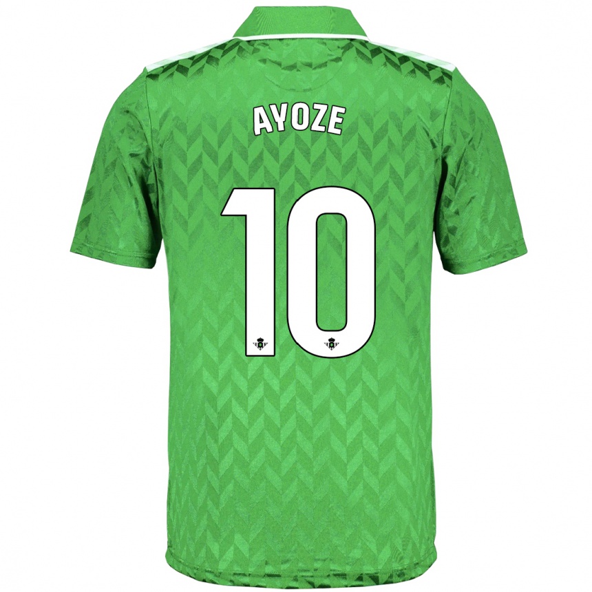 Niño Fútbol Camiseta Ayoze Pérez #10 Verde 2ª Equipación 2023/24