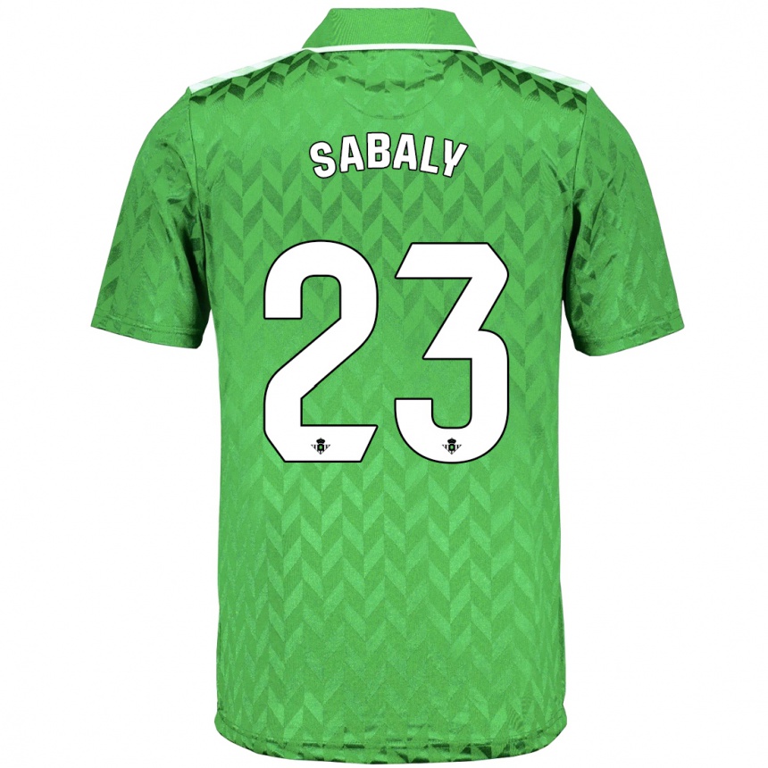 Niño Fútbol Camiseta Youssouf Sabaly #23 Verde 2ª Equipación 2023/24