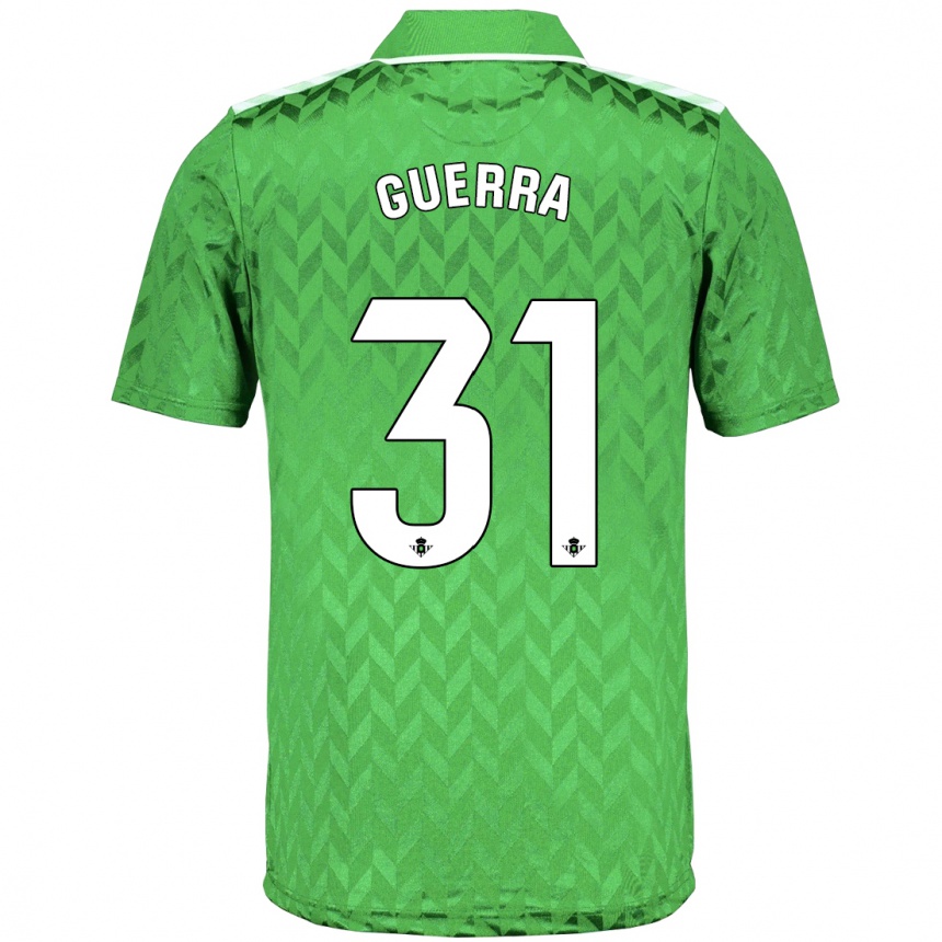 Niño Fútbol Camiseta Ana Guerra Morcillo #31 Verde 2ª Equipación 2023/24