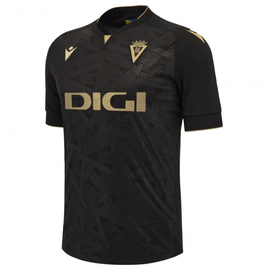 Niño Fútbol Camiseta Rubén Domínguez #0 Negro 2ª Equipación 2023/24