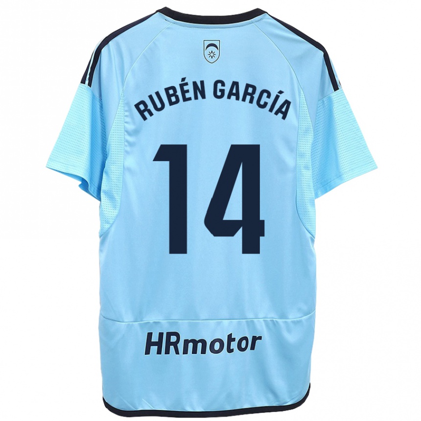 Niño Fútbol Camiseta Rubén García #14 Azul 2ª Equipación 2023/24