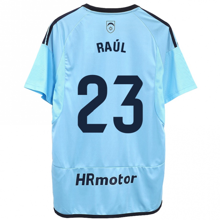 Niño Fútbol Camiseta Raúl García #23 Azul 2ª Equipación 2023/24