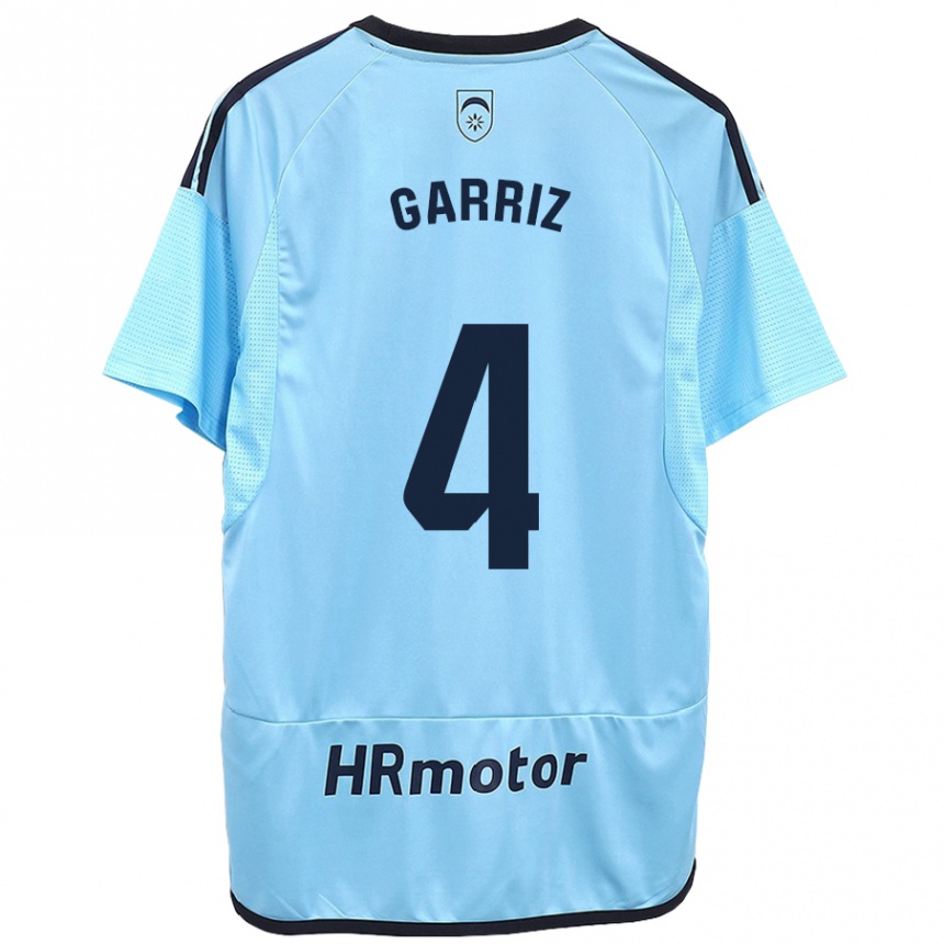 Niño Fútbol Camiseta Ibaider Garriz #4 Azul 2ª Equipación 2023/24