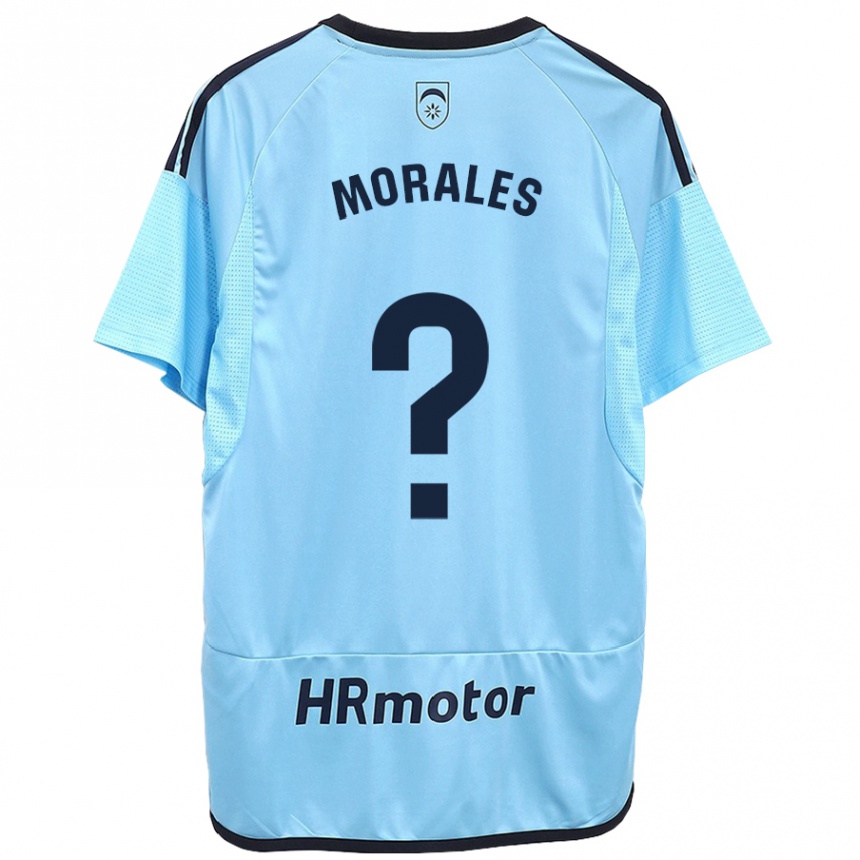 Niño Fútbol Camiseta Anai Morales #0 Azul 2ª Equipación 2023/24