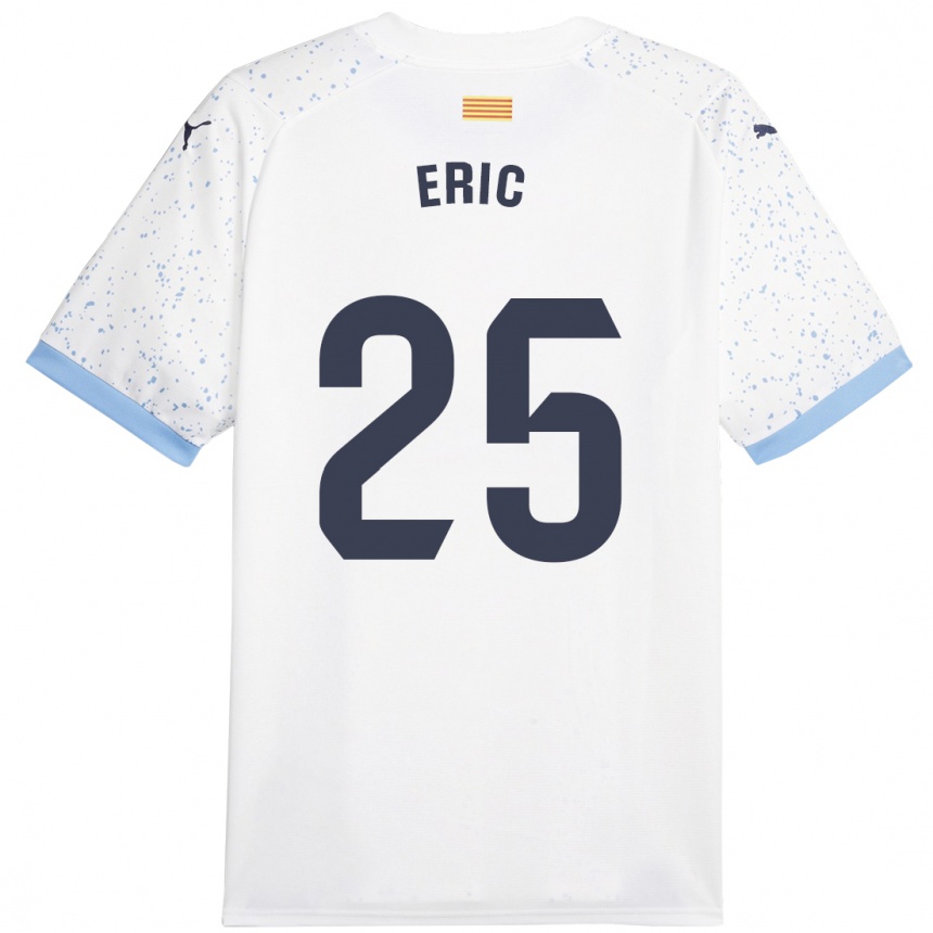 Niño Fútbol Camiseta Eric Garcia #25 Blanco 2ª Equipación 2023/24