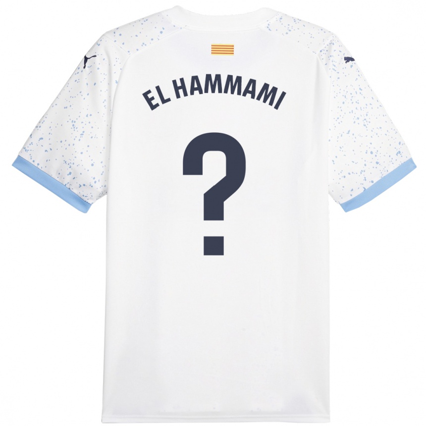 Niño Fútbol Camiseta Ayoub El Hammami #0 Blanco 2ª Equipación 2023/24