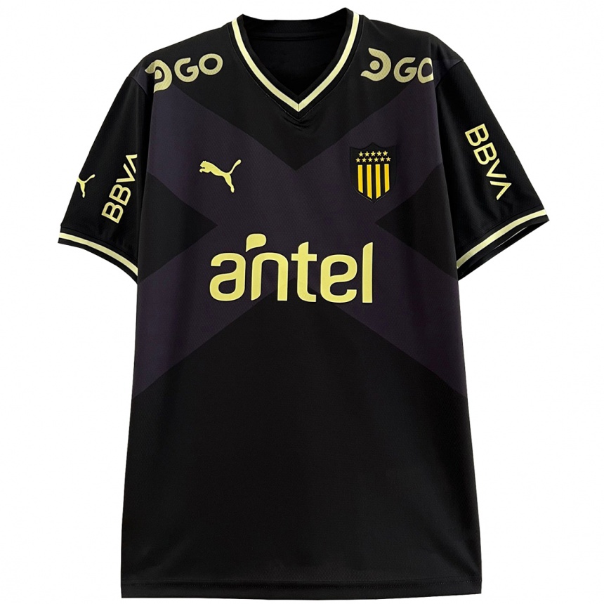 Niño Fútbol Camiseta Bruno Betancor #33 Negro 2ª Equipación 2023/24