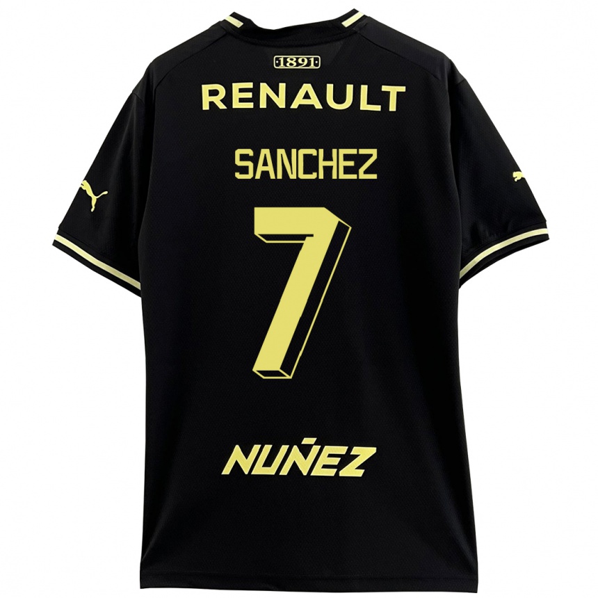 Niño Fútbol Camiseta Carlos Sánchez #7 Negro 2ª Equipación 2023/24