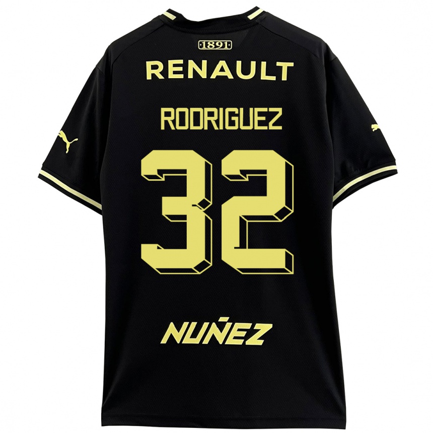 Niño Fútbol Camiseta Randall Rodríguez #32 Negro 2ª Equipación 2023/24