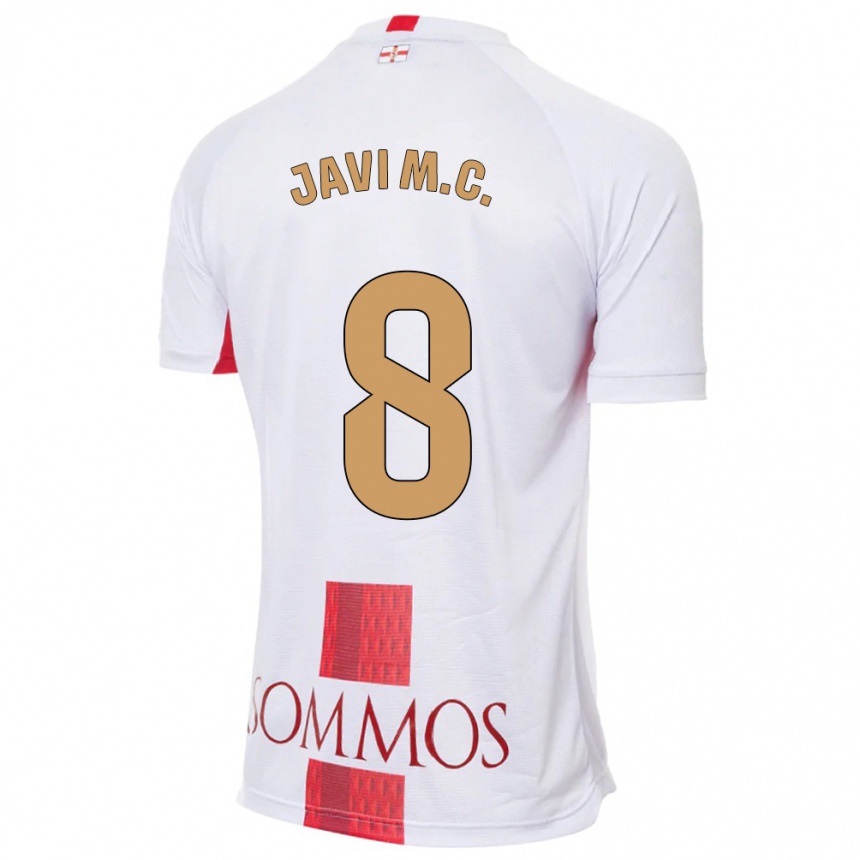 Niño Fútbol Camiseta Javi Martínez #8 Blanco 2ª Equipación 2023/24