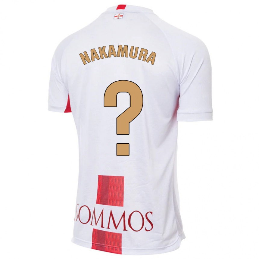 Niño Fútbol Camiseta Togo Nakamura #0 Blanco 2ª Equipación 2023/24